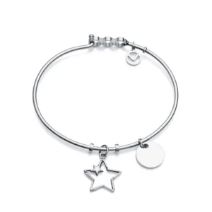 Pulsera Acero Colgante Estrella Viceroy