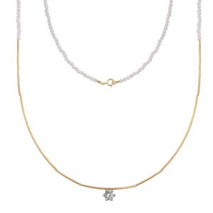 Collar Oro y Circonita