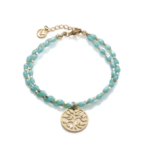 Pulsera Acero y Piedras Arbol Vida Viceroy