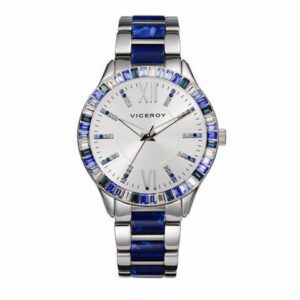 Reloj Viceroy Acero y Circonita Azul