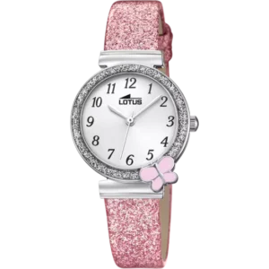 Reloj Infantil en Acero y Esfera Plateada