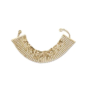 Pulsera Acero Dorado de Esterilla Flexible