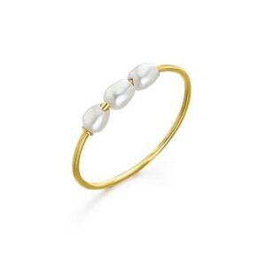 Anillo Oro y Perlas Naturales Lecarre.