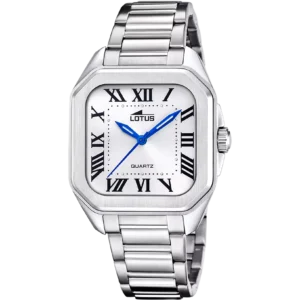 Reloj lotus Mujer Cuadrado con Esfera Plateada