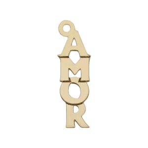 ABALORIO ORO 18KL AMOR