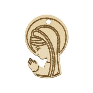 ABALORIO ORO 18KL VIRGEN NIÑA