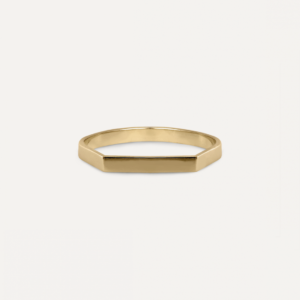 Anillo Estribo en Oro de 9 K