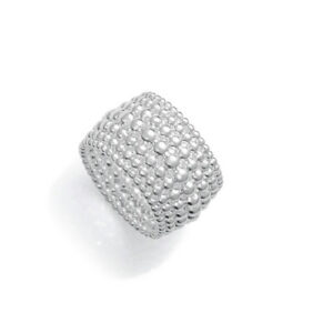 Anillo de Acero con Baño de Plata Laura Escanes Viceroy