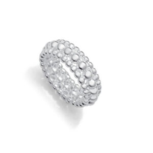 Anillo de Acero con Baño de Plata Laura Escanes Viceroy