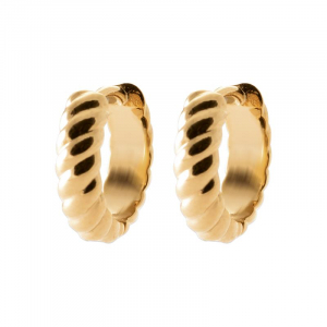 Pendiente Aro Plaqué