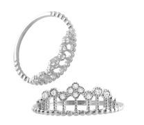 Sortija de Oro Blanco y Diamantes