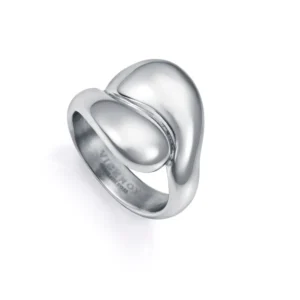 Anillo de mujer Acero con ondas