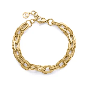 Pulsera Acero Dorado Eslabones Viceroy