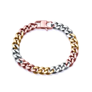 Pulsera Acero Eslabones Tres Tonos Viceroy
